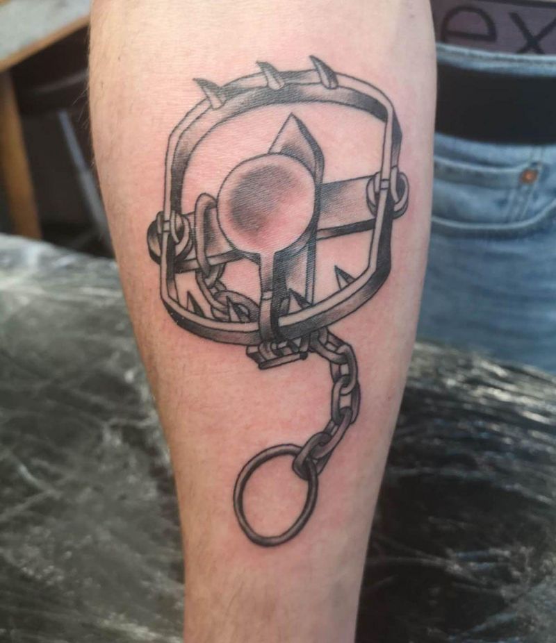 30 Unique Bear Trap Tattoos You Can Copy