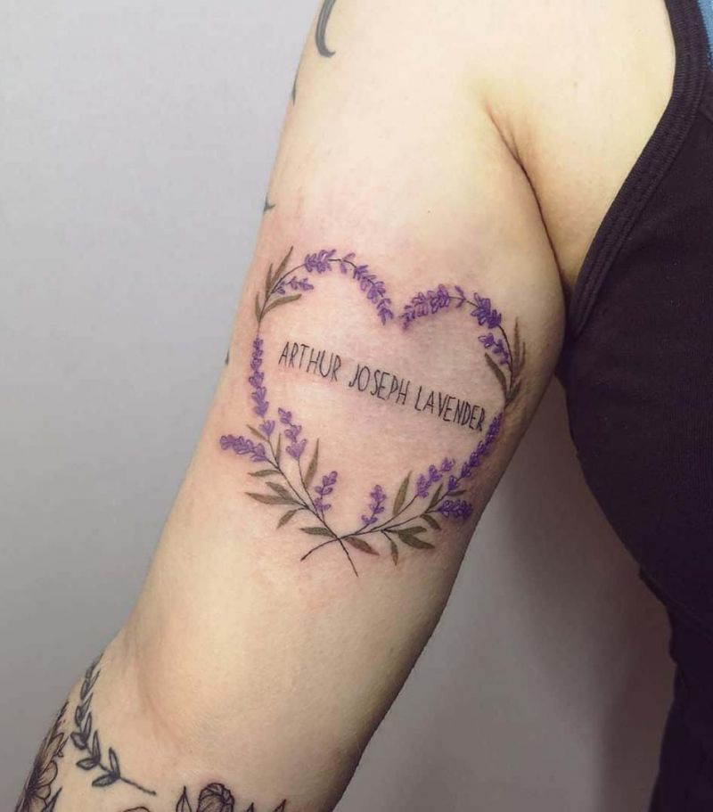 30 Elegant Lavender Tattoos You Can Copy