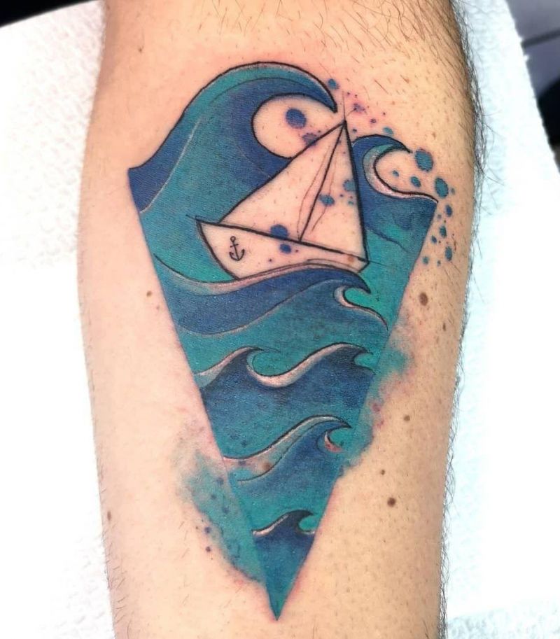 30 Unique Paper Boat Tattoos You Must Try