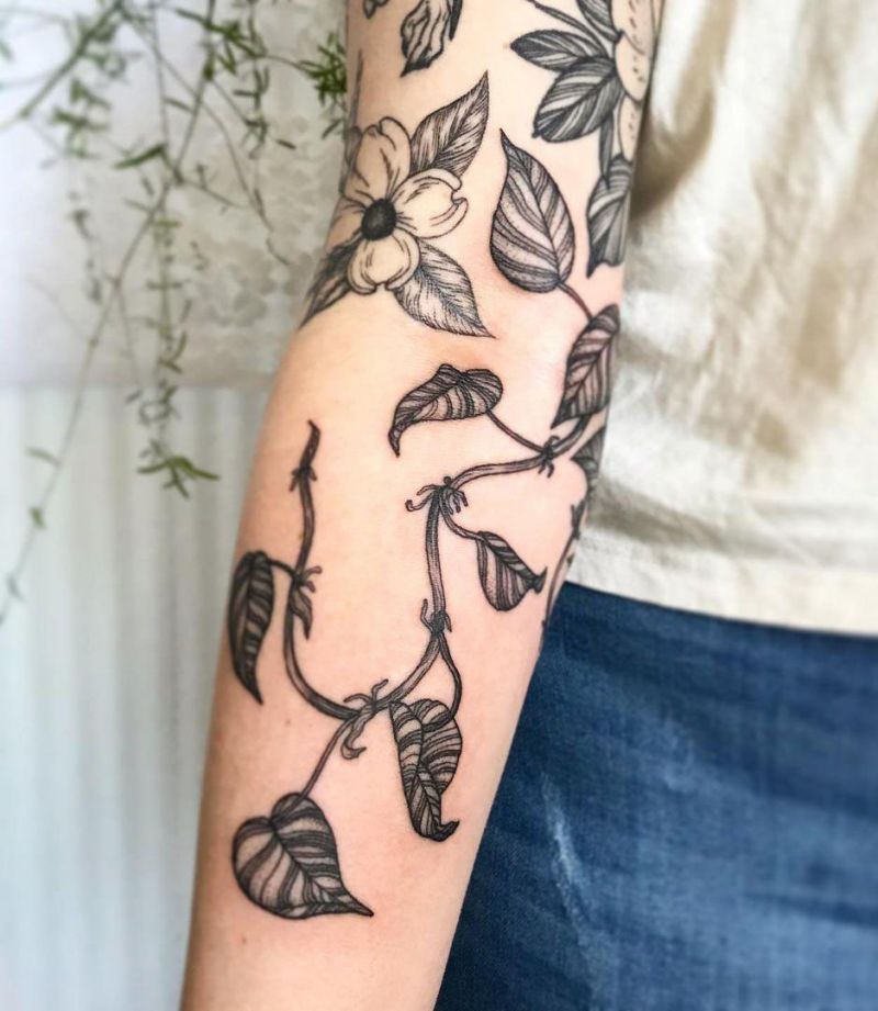 30 Unique Pothos Tattoos Make You Attractive