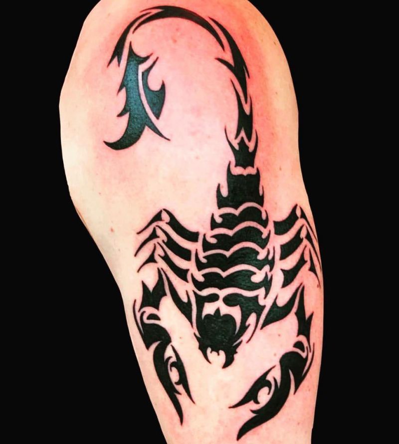 30 Cool Tribal Scorpion Tattoos You Must See