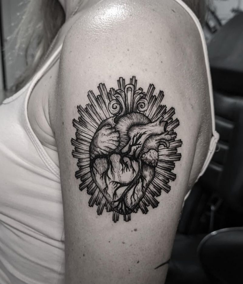 30 Unique Anatomical Heart Tattoos For Your Next Ink