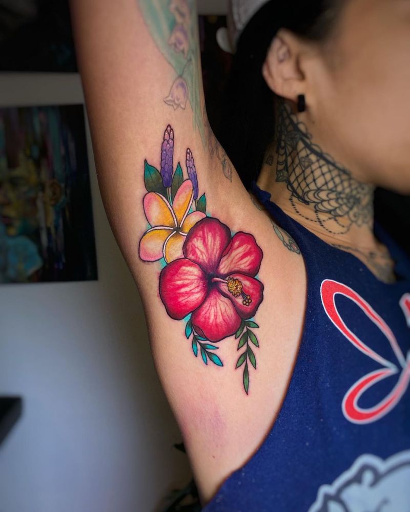 30 Pretty Armpit Tattoos for Your Inspiration