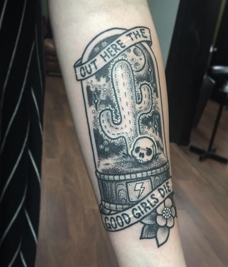 30 Unique Bell Jar Tattoos You Must Try