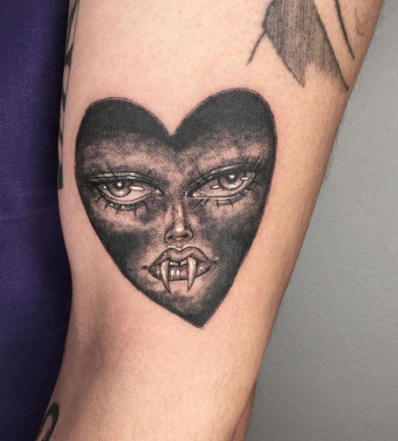 30 Unique Black Heart Tattoos You Can Copy