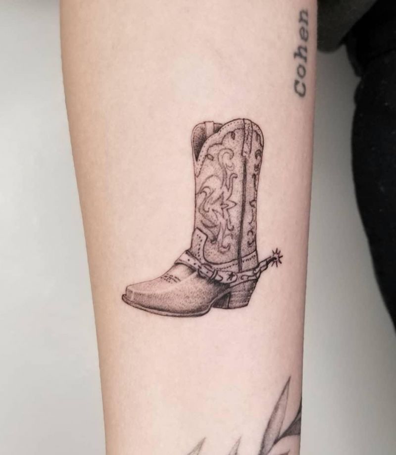 30 Unique Boot Tattoos You Will Love