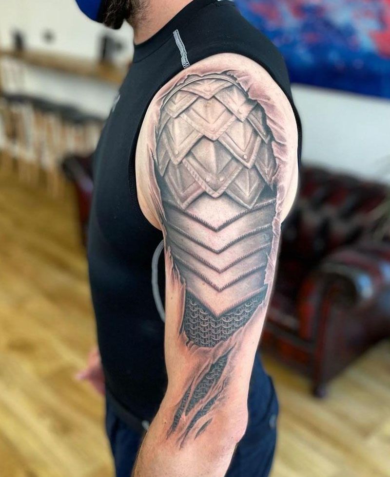 30 Gorgeous Chain Mail Tattoos You Must See