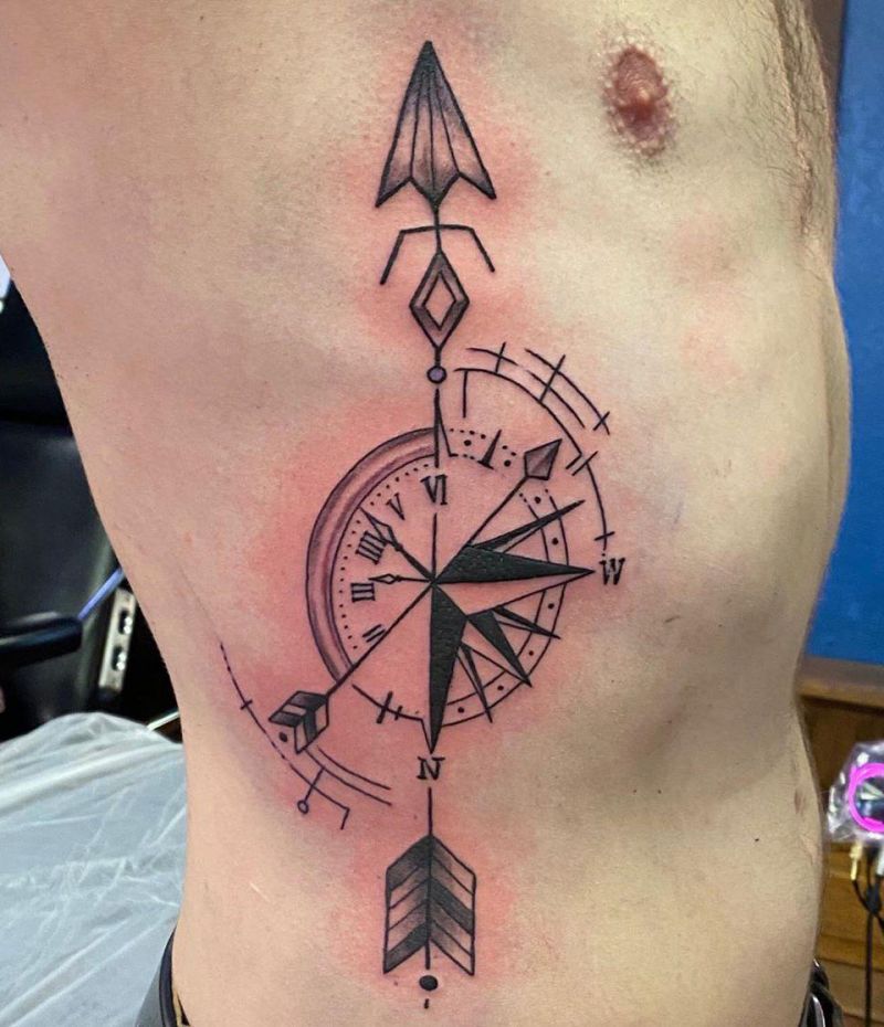 30 Unique Compass Tattoos You Must Try