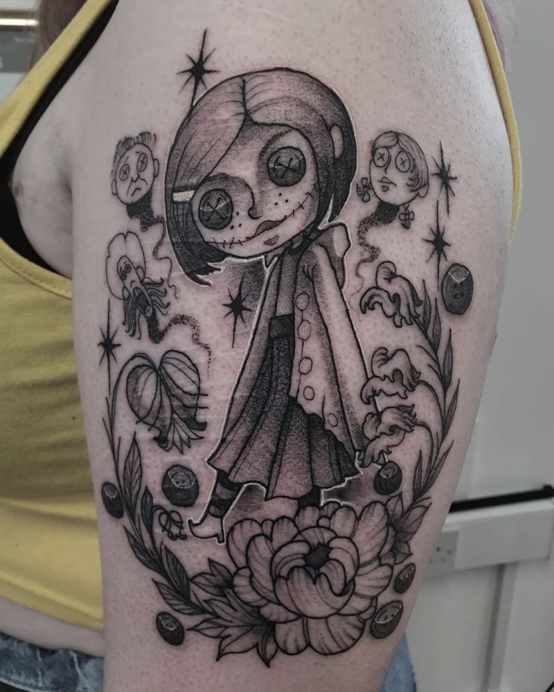 30 Unique Coraline Tattoos to Inspire You