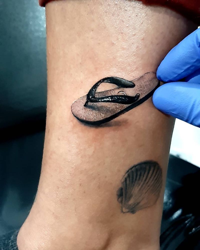 30 Unique Flip Flop Tattoos You Will Love