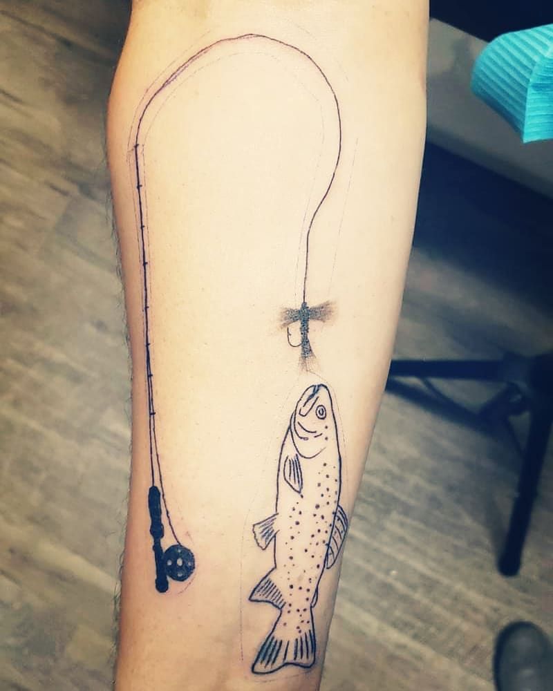 30 Unique Fly Fishing Tattoos You Can Copy