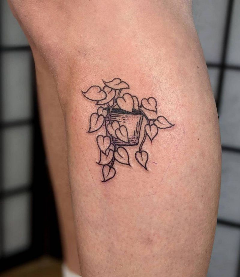 30 Unique Pothos Tattoos Make You Attractive