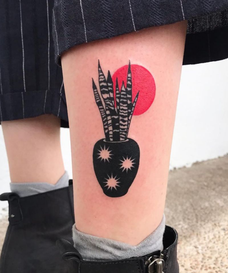 30 Unique Snake Plant Tattoos You Must Try