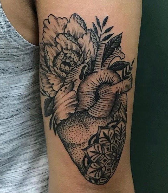 30 Unique Anatomical Heart Tattoos For Your Next Ink