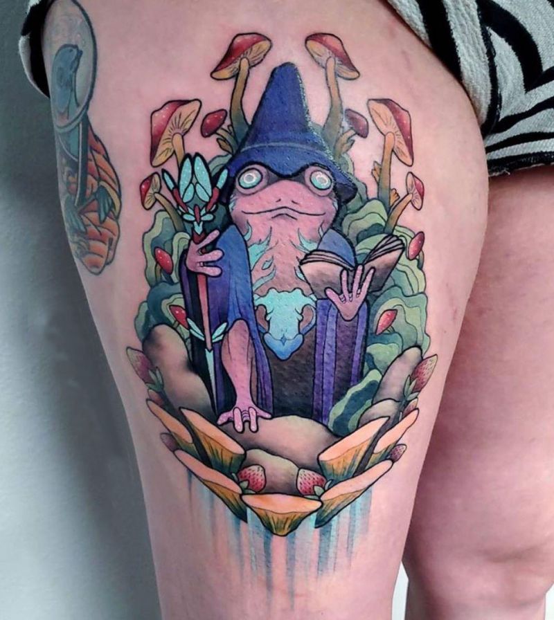 30 Unique Frog Wizard Tattoos for Your Inspiration