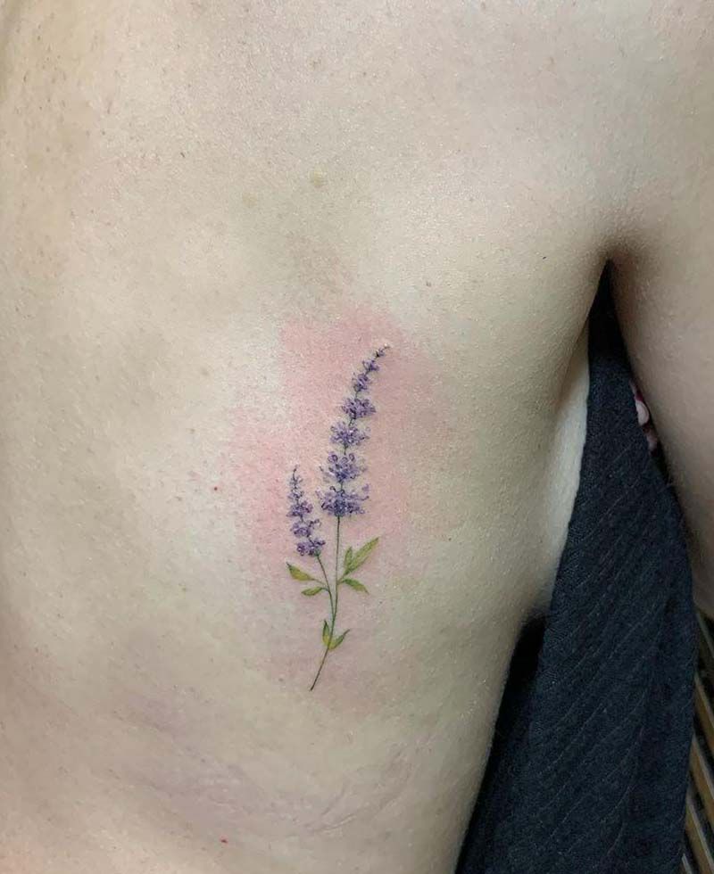 30 Elegant Lavender Tattoos You Can Copy