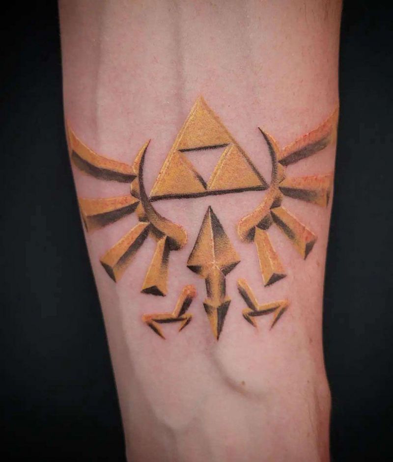 30 Unique Triforce Tattoos Make You Attractive