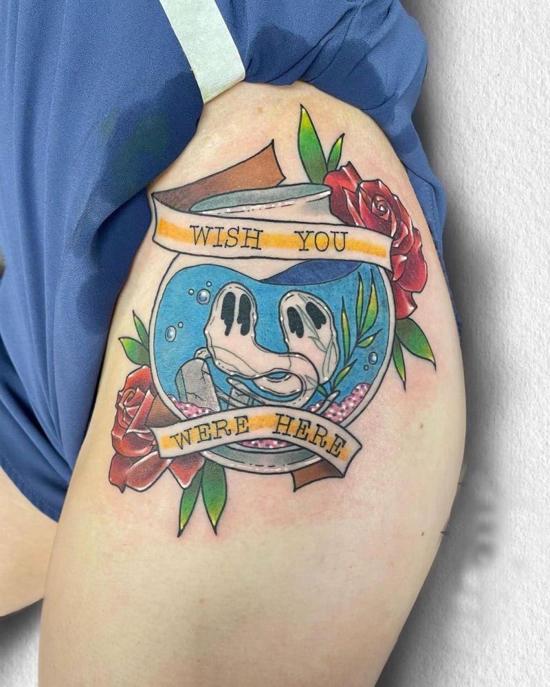 30 Excellent Wish You Were Here Tattoos to Inspire You