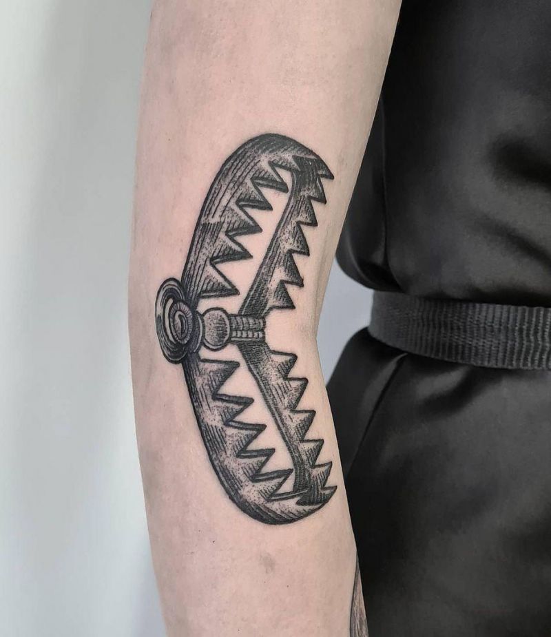 30 Unique Bear Trap Tattoos You Can Copy