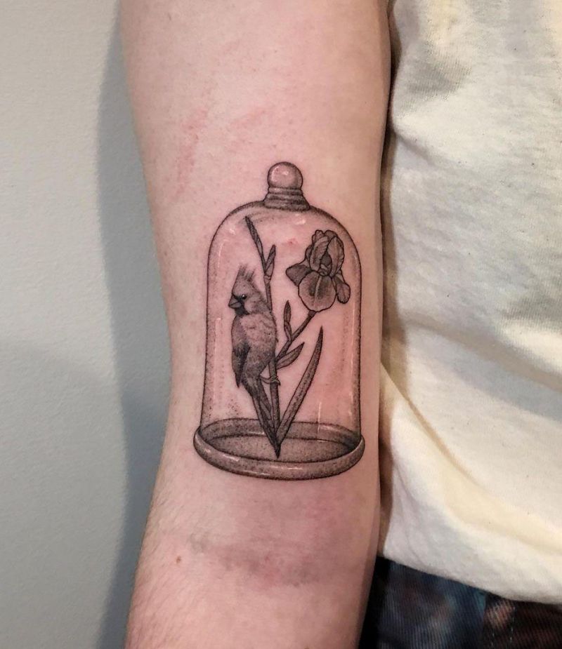 30 Unique Bell Jar Tattoos You Must Try