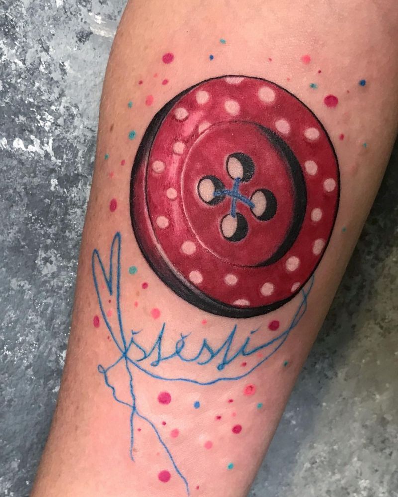 30 Unique Button Tattoos For Your Next Ink