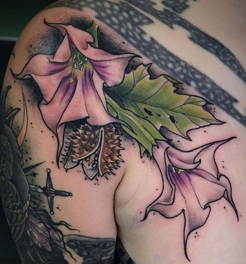 30 Unique Datura Tattoos to Inspire You