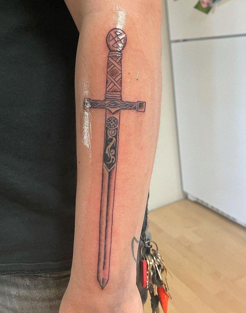 30 Pretty Excalibur Tattoos You Must Try