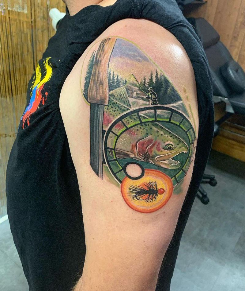 30 Unique Fly Fishing Tattoos You Can Copy