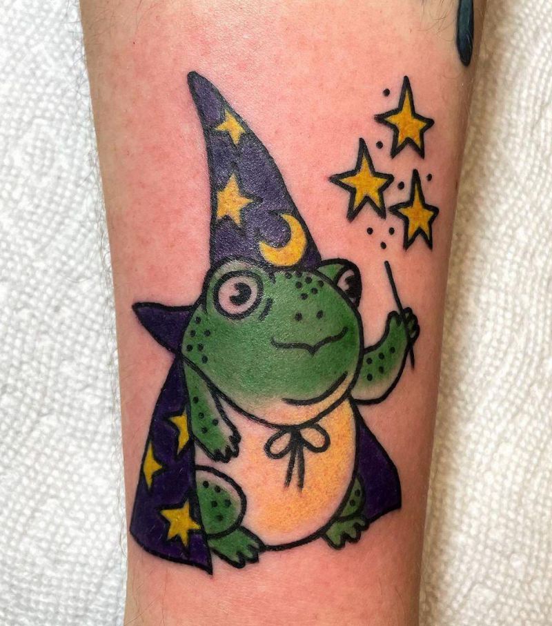 30 Unique Frog Wizard Tattoos for Your Inspiration