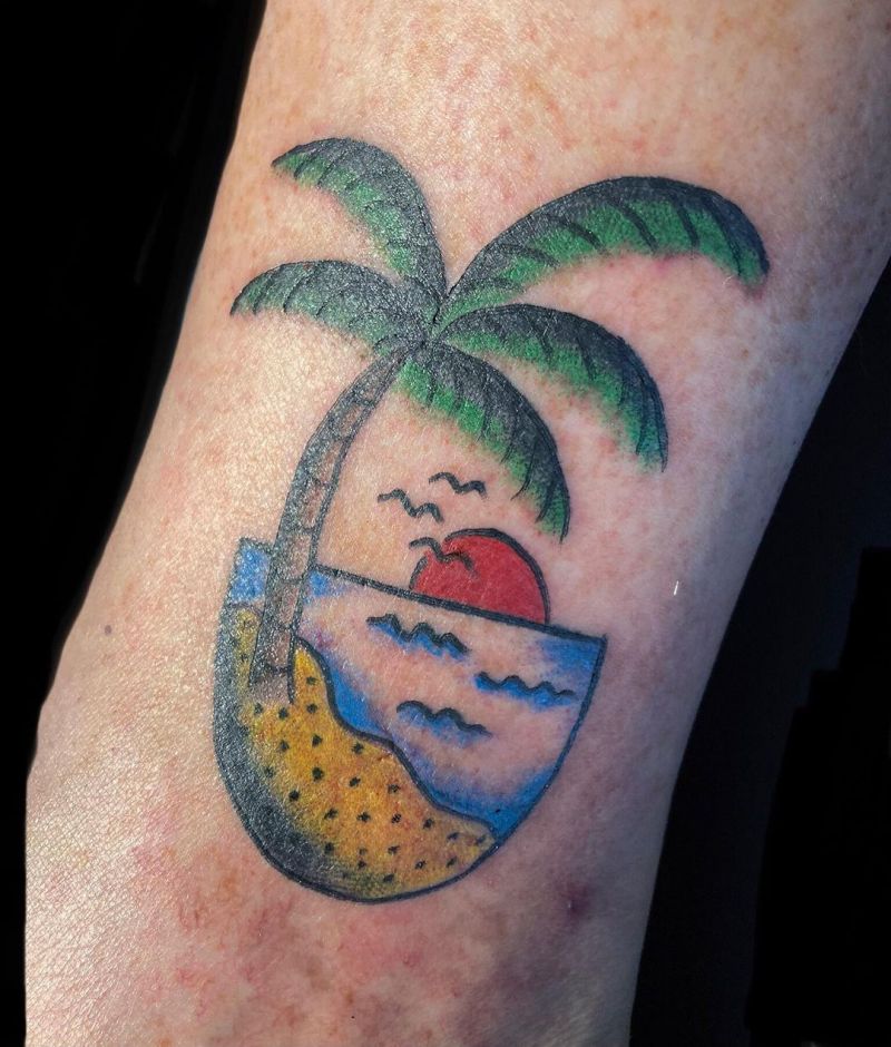 30 Pretty Island Tattoos to Inspire You