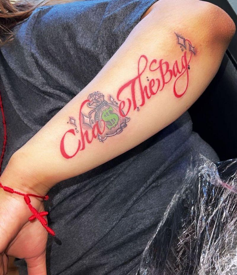 30 Unique Money Bag Tattoos to Inspire You