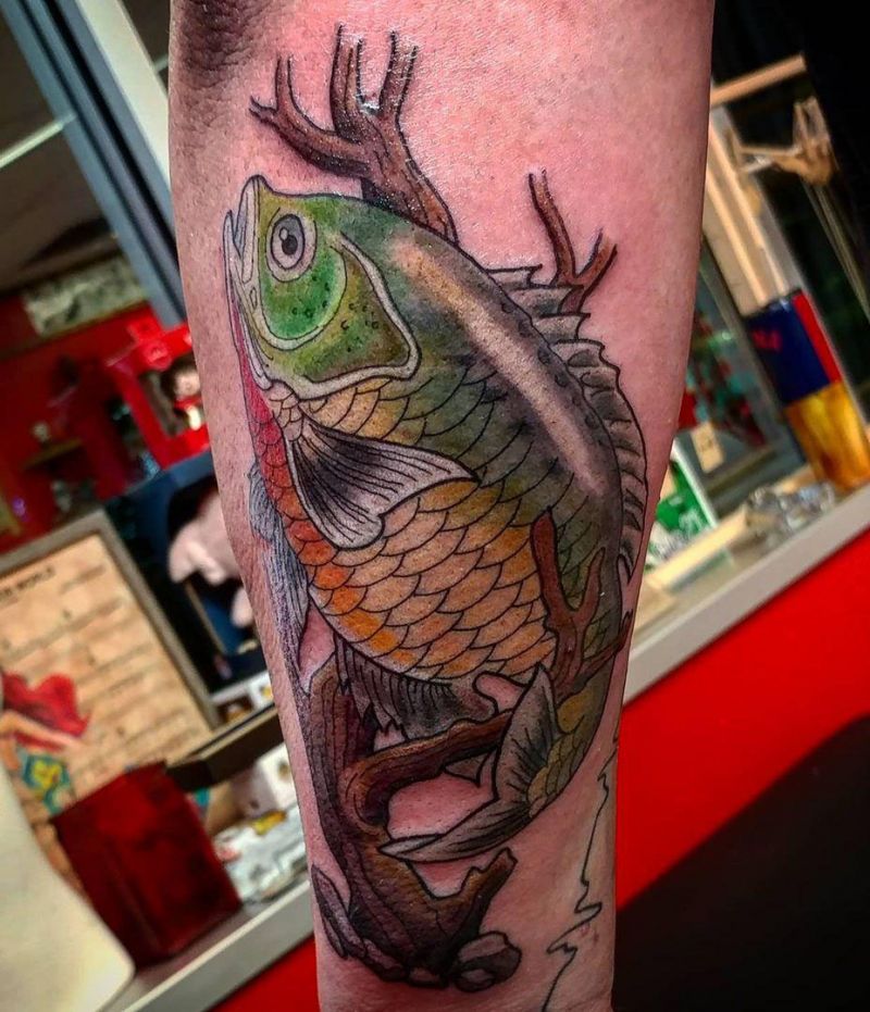 30 Pretty Bluegill Tattoos For Your Next Ink