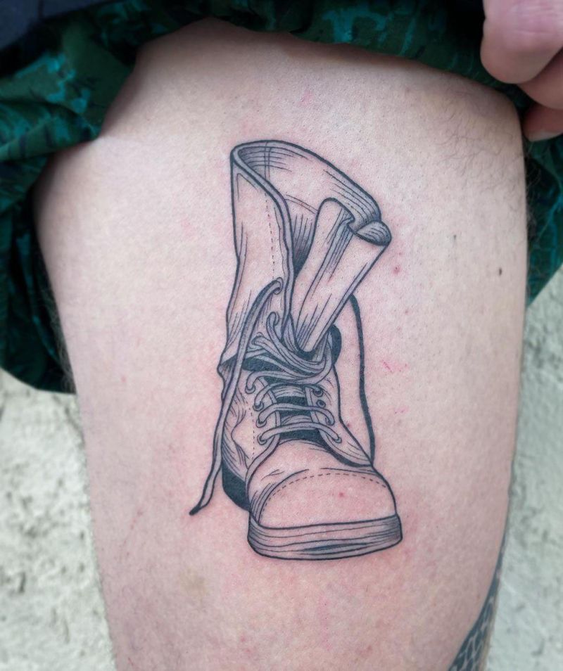 30 Unique Boot Tattoos You Will Love