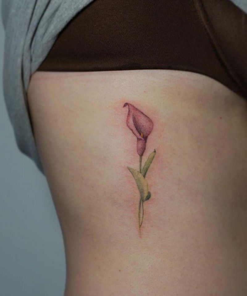 30 Pretty Calla Lily Tattoos Make You Attractive