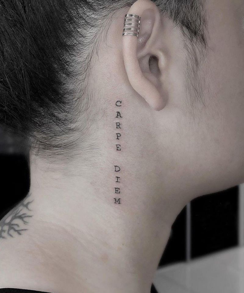 30 Unique Carpe Diem Tattoos You Must Love