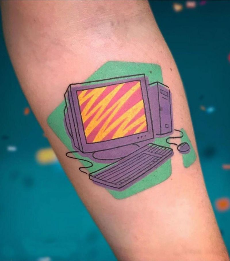 30 Unique Computer Tattoos You Must See