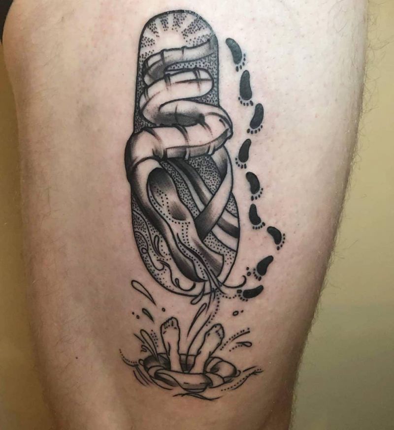 30 Unique Flip Flop Tattoos You Will Love