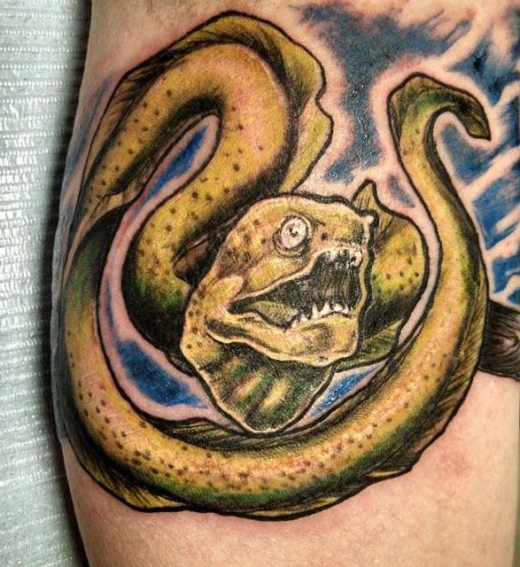 30 Pretty Moray Eel Tattoos You Can Copy