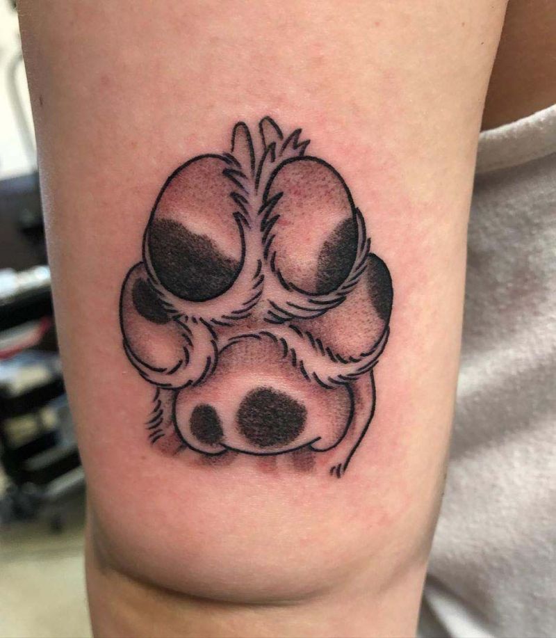 30 Unique Paw Print Tattoos You Must Try