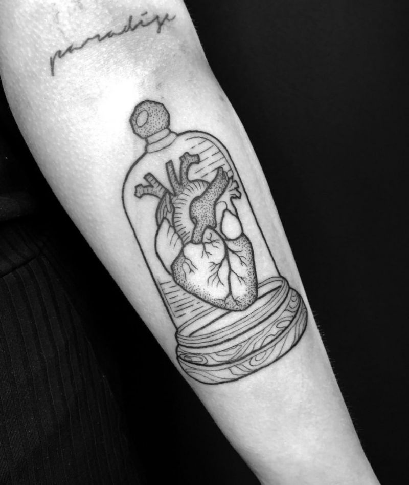 30 Unique Bell Jar Tattoos You Must Try