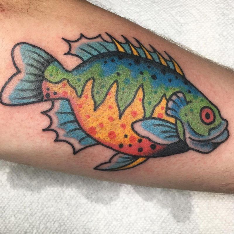 30 Pretty Bluegill Tattoos For Your Next Ink