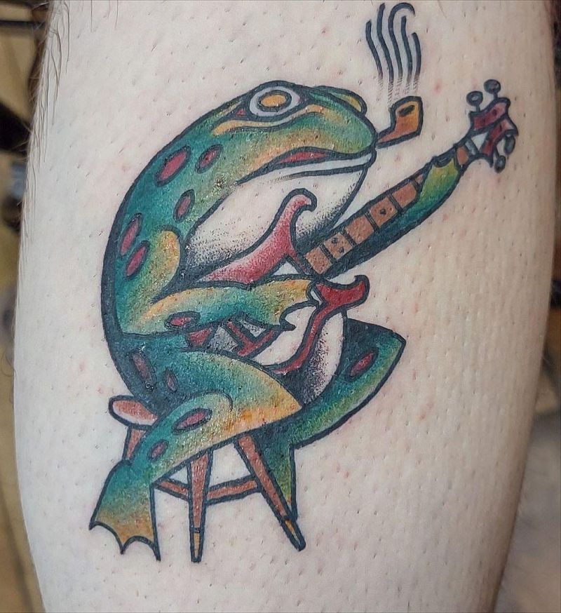 30 Unique Bullfrog Tattoos You Must Try