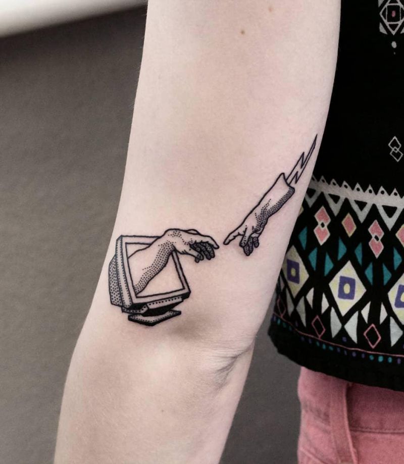 30 Unique Computer Tattoos You Must See