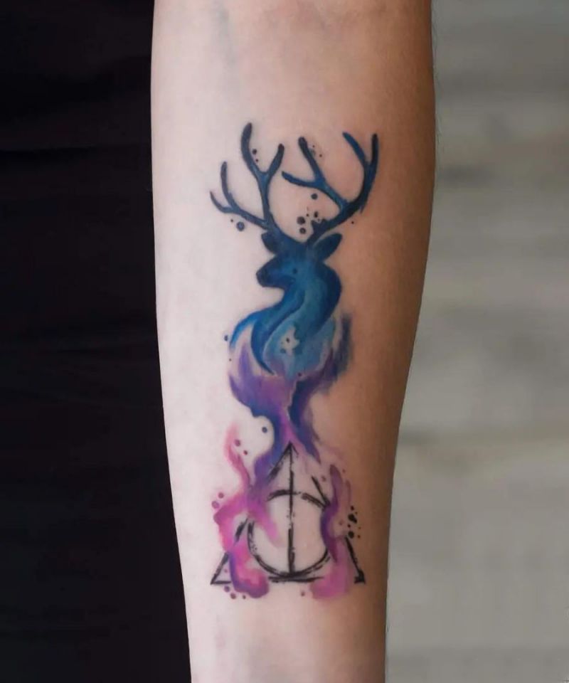 30 Unique Deathly Hallows Tattoos for Your Inspiration