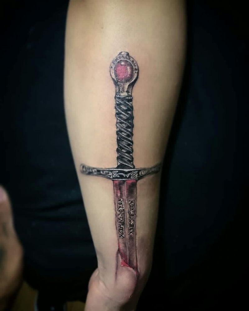 30 Pretty Excalibur Tattoos You Must Try