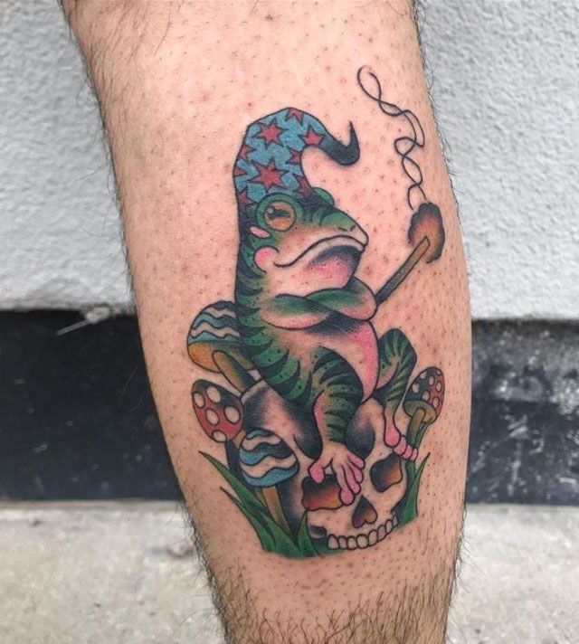 30 Unique Frog Wizard Tattoos for Your Inspiration