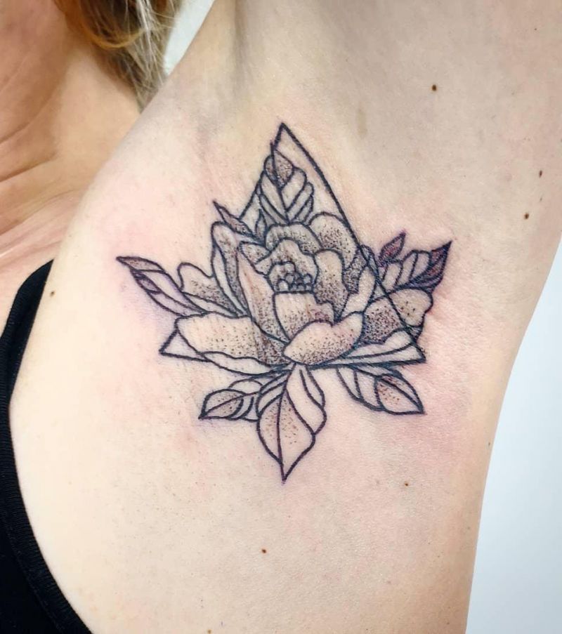 30 Pretty Armpit Tattoos for Your Inspiration