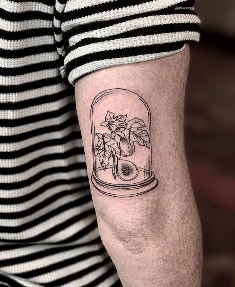30 Unique Bell Jar Tattoos You Must Try