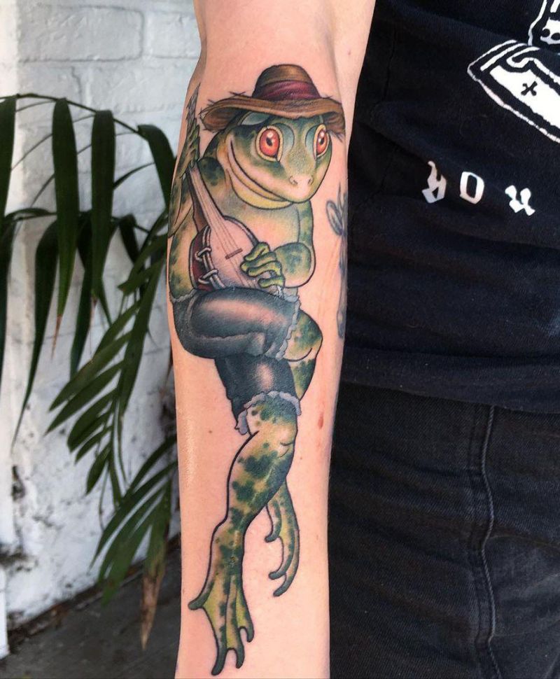 30 Unique Bullfrog Tattoos You Must Try