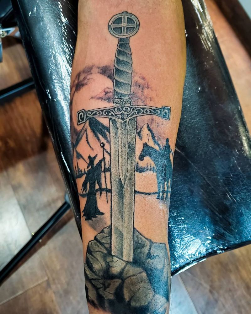 30 Pretty Excalibur Tattoos You Must Try